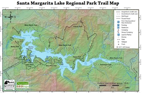 Santa Margarita Regional Trail Map - SLO Horse News