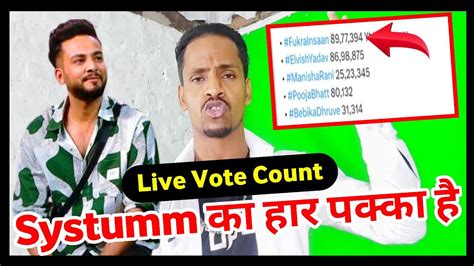 Finale Voting Trend Fukra Insaan And Elvish Yadav Elvish Yadav And