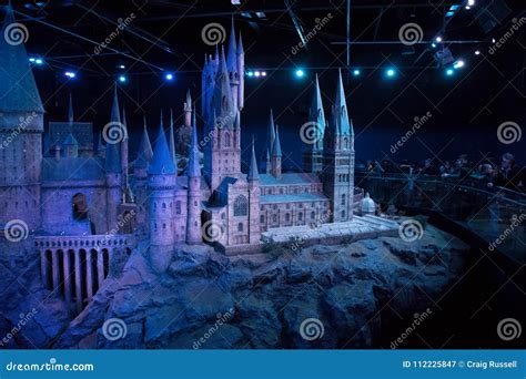 Hogwarts castle model editorial photography. Image of brothers - 112225847