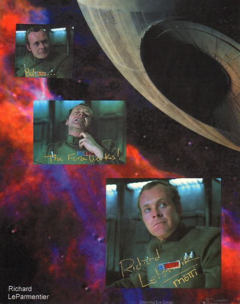 Richard Leparmentier As Admiral Motti In Star Wars A New Hope Signed