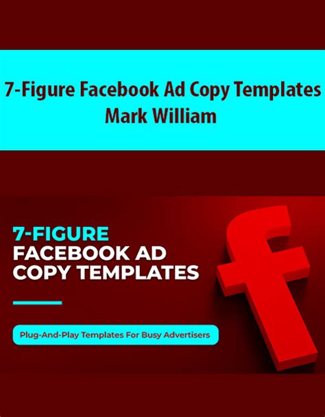 7-Figure Facebook Ad Copy Templates By Mark William - Trading Forex Store