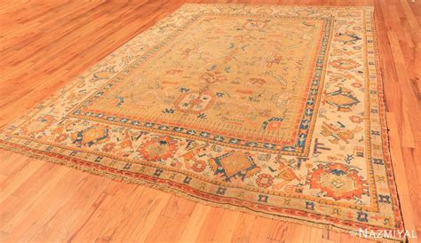 Antique Room Size Turkish Tribal Oushak Rug Nazmiyal Antique Rugs