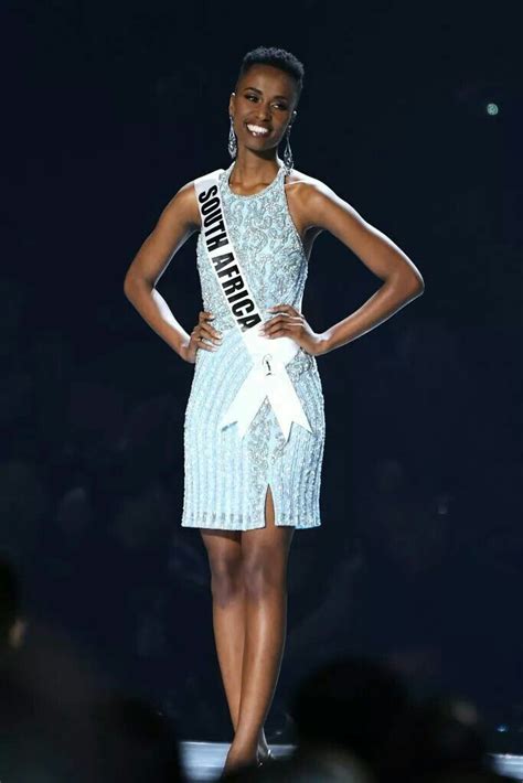 Zozibini Tunzi Of South Africa While Stunning On The Outside Her True Beauty Shine From Within