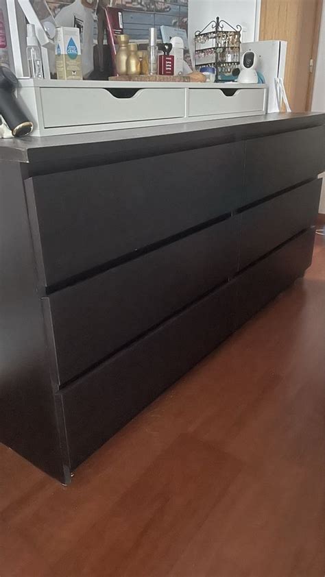 Comoda MALM Ikea Mafamude E Vilar Do Paraíso OLX Portugal