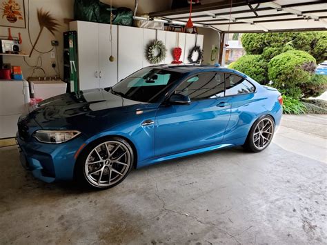 BMW M2 F87 Blue BBS CI R Wheel Wheel Front