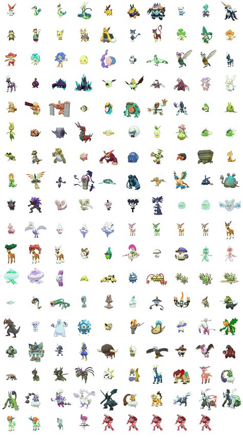 Full Sheet View Pokemon Omega Ruby Alpha Sapphire 5th Generation