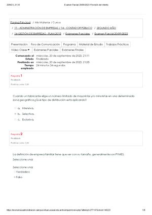 Examen Final Geografia Economica Comenzado El Lunes 19 De Diciembre