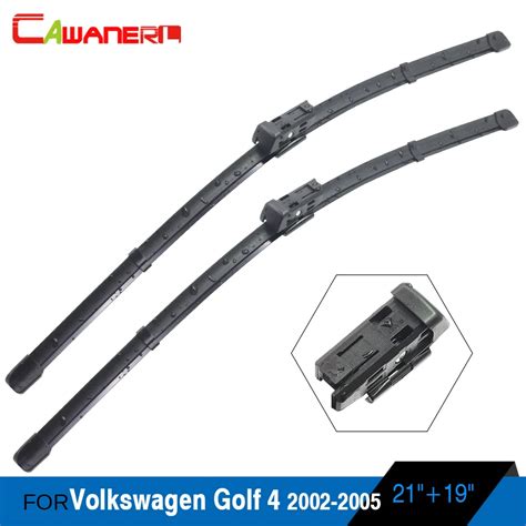 Cawanerl Vehicle Soft Rubber Frameless Wiper Blades Pcs Car Windshield