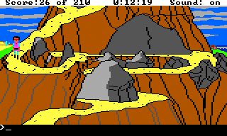 Screenshot Of King S Quest III To Heir Is Human TRS 80 CoCo 1986