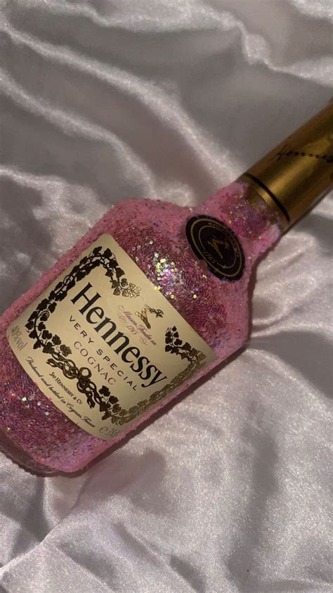 Pink Hennessy In 2023 Pretty Alcoholic Drinks Pink Liquor Glitter