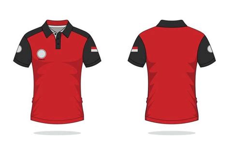 Collar Shirt Template Vector Art Icons And Graphics For Free Download