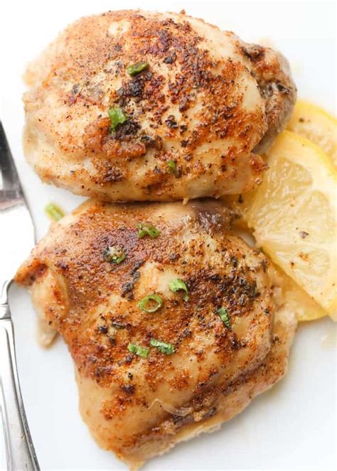 Baked Lemon Chicken Thighs The Shortcut Kitchen