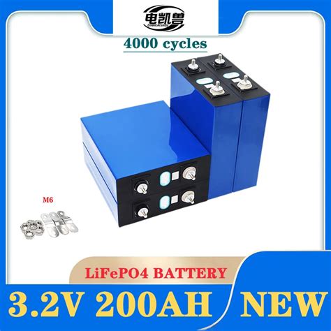 Neue 3 2 V 200ah 202ah Lifepo4 Wiederauf Ladbare Batterie Diy12v 24v