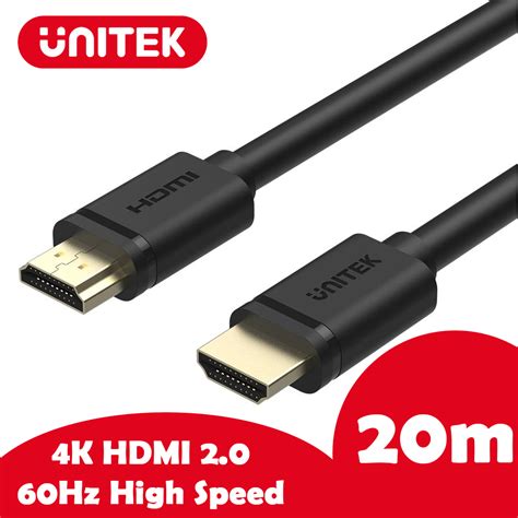 Unitek Hdmi 20 4k 60hz High Speed Cable 20m