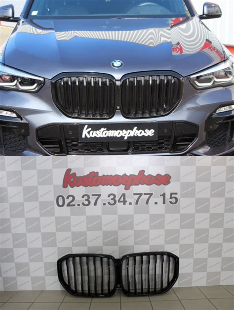 Calandre BMW X5 G05 Noir Brillant Look M Performance Kustomorphose