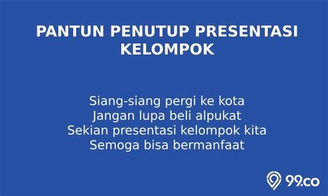 45 Pantun Penutup Presentasi Yang Ampuh Cairkan Suasana