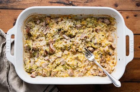 Dump And Bake Leftover Pork Tenderloin Casserole The Seasoned Mom