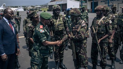 Kenyan Peacekeepers Arrive In DR Congo S Volatile East