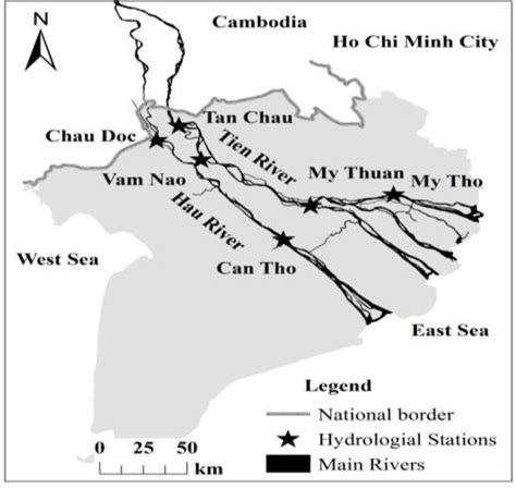 Map of Vietnamese Mekong Delta. | Download Scientific Diagram