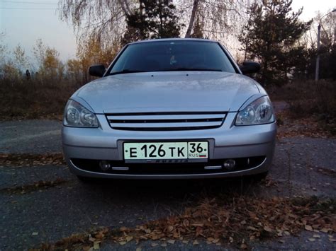 ДХО дневные ходовые огни — Lada Приора седан, 1,6 л, 2007 года ...
