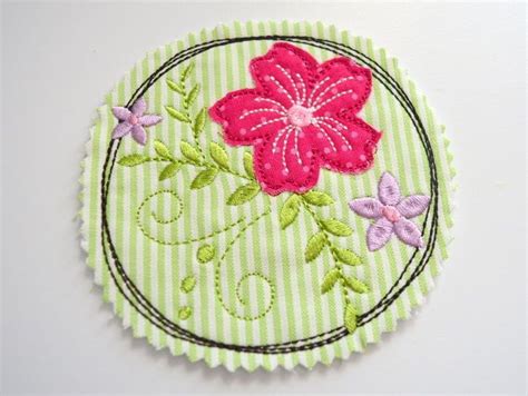 Stickdatei Blume Blumenranke Blumenbuquet Doodle 10x10cm Stickdateien