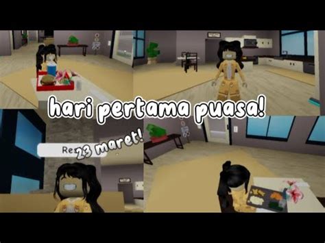 Hari Pertama Puasa Maret Roleplay Roblox Selamat Menunaikan