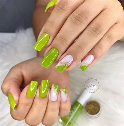 Unha Verde Limao Finger Nail Art Pretty Toe Nails Best Nail Art Designs