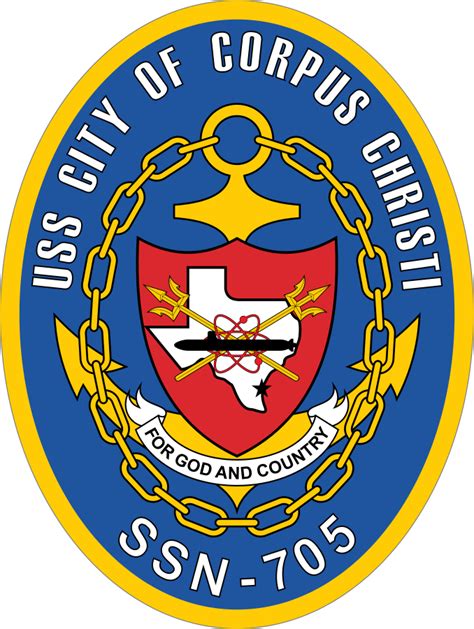 Navy Submarine Ssn Uss City Of Corpus Christi Magnet