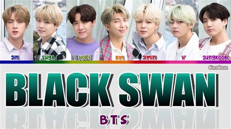 BTS 방탄소년단 BLACK SWAN Lyrics Color Coded Han Rom Eng YouTube