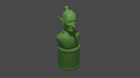 Free Stl File Goblin Bust・3d Printing Idea To Download・cults