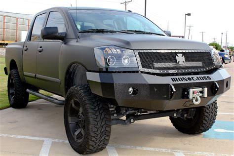 Nissan Titan Matte Black Vinyl Wrap Zilla Wraps