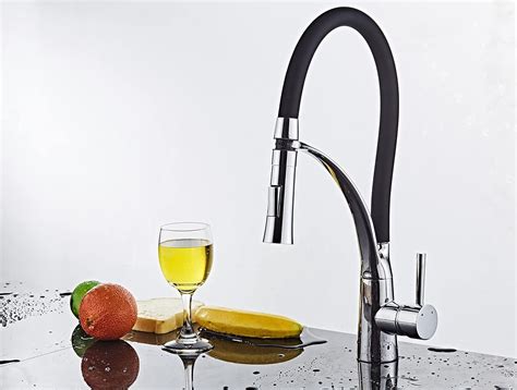 buy kitchen tap  swivel kitchen mixer taps  black silicone