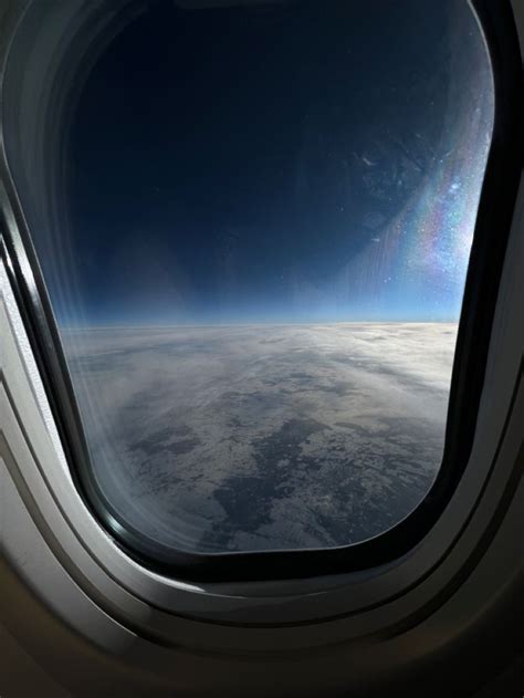 Plane Window View