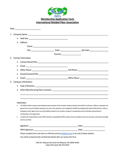 Fillable Online Nccdn Membership Application Form International