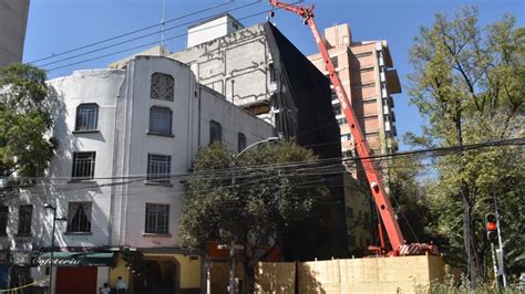 Arranca Demolici N De Edificio En La Condesa Se Prev Tarde D As