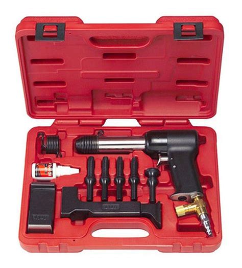 Hanson Rivet 3x Air Hammer Kit For Solid Rivets Comes With 2 Bucking