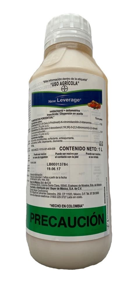 New Leverage Mosca Blanca Pulgones Trips Insecticid 1 Litro Envío gratis