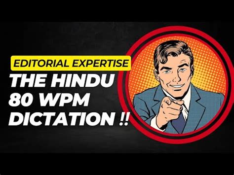 Wpm Editorial Shorthand Dictation The Hindu May