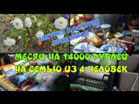 14000 НА МЕСЯЦ, на семью из 4-х человек. Домашние запасы) и первая ...