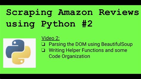 Scraping Amazon Reviews With Python Parsing The Amazon Reviews