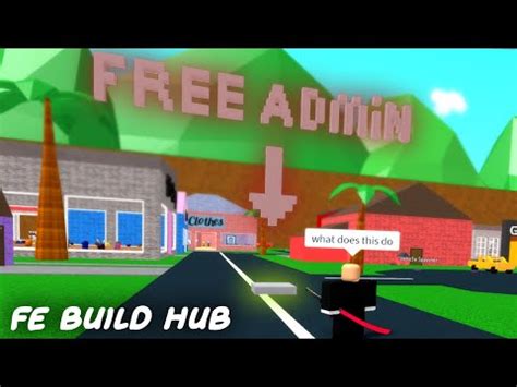 ROBLOX FE Build Hub Script ROBLOX EXPLOITING YouTube