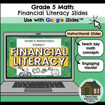 Grade Ontario Math Financial Literacy Unit For Google Slides Tpt