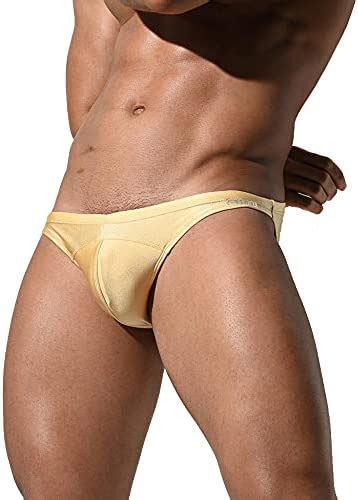 Seobean Mens Super Low Rise Sexy Shiny Bikini Swim S2104