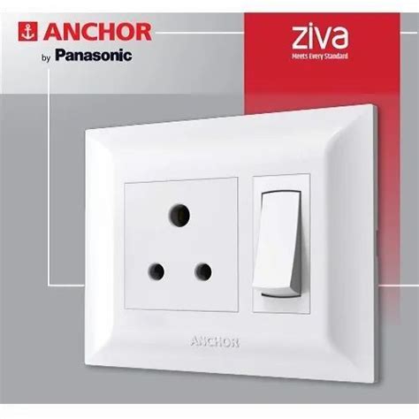 Anchor Ziva A Polycarbonate One Way Modular Switches At Rs Piece In