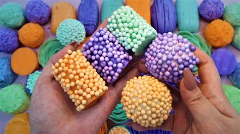 ASMR SOAPCrushing Soap Boxes With Starch Glitter FoamSoap Roses