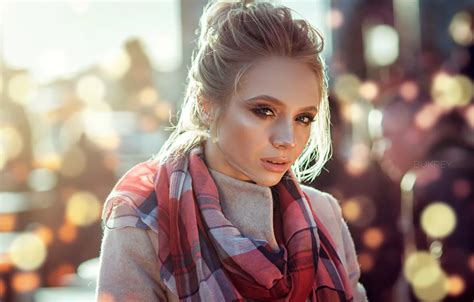 Wallpaper Look The Sun Model Portrait Makeup Hairstyle Blonde