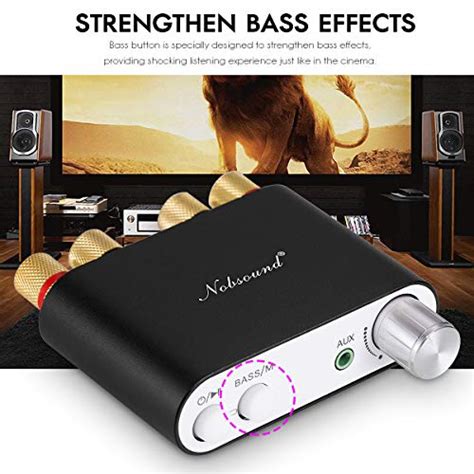 Nobsound NS 10G Mini Bluetooth 5 0 Digitale Stereo Versterker 100W HiFi