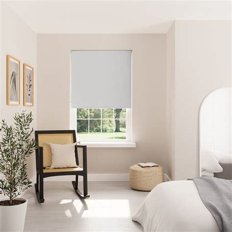 Grey Blackout Roller Blind | Dunelm