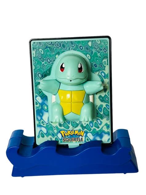 Squirtle Burger King Pokemon Power Card Stand Anime Vtg Etsy