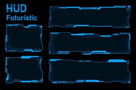 Premium Vector Futuristic Hud Abstracts Future Theme Concept